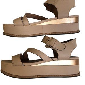 Naturalizer Platform Fitz Platform Wedge Sandals Womens Size 10